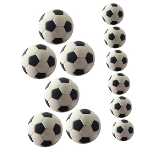 DECHOUS 12 Stücke Sport Ball Puppenhaus Fußball Mini Fußball Puppenhaus Mini Fußbälle von DECHOUS