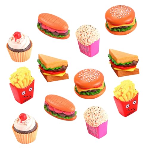 DECHOUS 12-teiliges Set Simulierter Hamburger-Hotdog Küche Spielset Vorgetäuscht Essen Spielset Gefälschtes Rollenspiel-Essen Probieren Gefälschtes Essen PVC DECHOUS 12-teiliges Set Simulierter Hamburger-Hotdog Küche Spielset Vorgetäuscht Essen Spielset Gefälschtes Rollenspiel-Essen Probieren Gefälschtes Essen PVC von DECHOUS