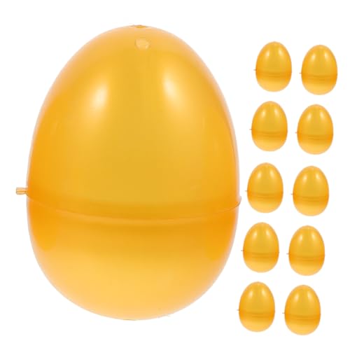 DECHOUS 12Stücke Befüllbare Goldene Plastiklotterie Eier Kreatives Partyspielzeug Große Eier Für Überraschungen Zubehör Für Veranstaltungen DECHOUS 12Stücke Befüllbare Goldene Plastiklotterie Eier Kreatives Partyspielzeug Große Eier Für Überraschungen Zubehör Für Veranstaltungen von DECHOUS