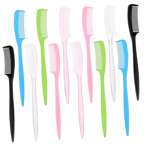 DECHOUS 12pcs Puppenperücke Haarbürste Set Plastikpuppe Kamm Ratte Kamm Für Synthetische Haarperücken Entwirft Haarpflegezubehör von DECHOUS