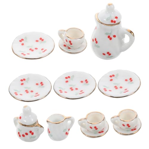 DECHOUS 15 Teiliges Set Miniatur Lebensmittel Und Spielzeuggeschirr Teetasse Mini Lebensmittel Puppenhaus Lebensmittel Teeteller Mini Lebensmittel Puppenhaus Küchenzubehör DECHOUS 15 Teiliges Set Miniatur Lebensmittel Und Spielzeuggeschirr Teetasse Mini Lebensmittel Puppenhaus Lebensmittel Teeteller Mini Lebensmittel Puppenhaus Küchenzubehör von DECHOUS