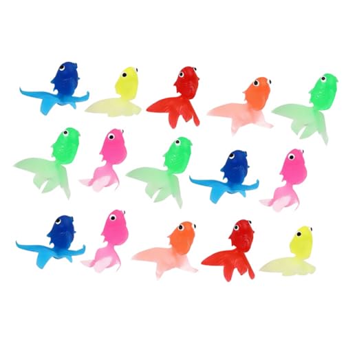 DECHOUS 15St künstlicher künstliche Fische Spielzeug für Kinder Dekorationen für Aquarien gefälschte Tropische Fischdekoration Simulation gefälschter Fisch Aquarium schmücken von DECHOUS