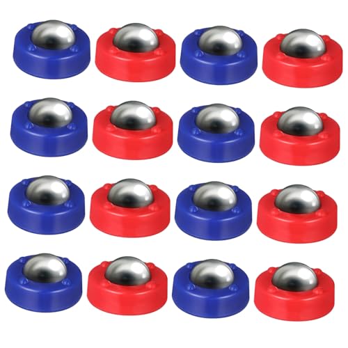 DECHOUS 16 Stück Teiliges Shuffleboard mit Rollenden Perlen aus Robustem Stahl und Kunststoff für Tisch Curling und Familienspiele Geeignet für Partyspiele und Entspannte Spielrunden von DECHOUS