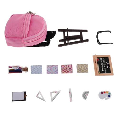 DECHOUS 16-Teiliges Set Schulmaterial mini taschenrechner lernspielzeug Miniatur-Schulbedarf Puppenhauszubehör Zubehör für Miniatur-Puppenbrillen Holz DECHOUS 16-Teiliges Set Schulmaterial mini taschenrechner lernspielzeug Miniatur-Schulbedarf Puppenhauszubehör Zubehör für Miniatur-Puppenbrillen Holz von DECHOUS