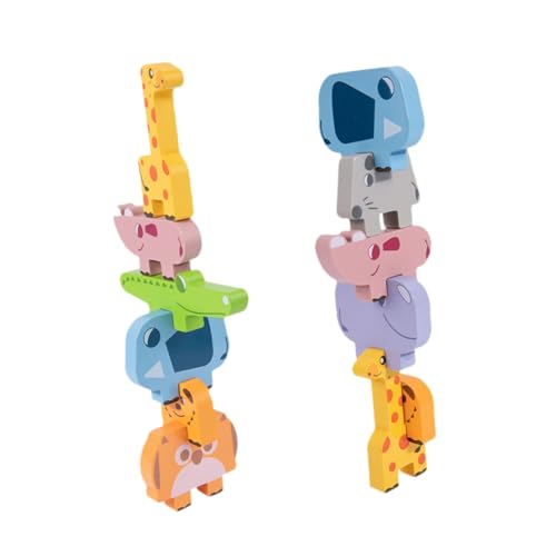 DECHOUS 1Satz Balanciertes Stapelspielzeug Für Fördert Kognitive Fähigkeiten Mit Tierischen Motiven Für Frühkindliche Bildung Und Gemeinsames von DECHOUS