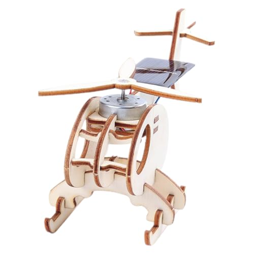 DECHOUS 1Satz DIY Holzflugzeug Solarbetriebener Hubschrauber Modellbau Für Kreative Wissenschaftsprojekte Holzspielzeug Für Jungen DECHOUS 1Satz DIY Holzflugzeug Solarbetriebener Hubschrauber Modellbau Für Kreative Wissenschaftsprojekte Holzspielzeug Für Jungen von DECHOUS