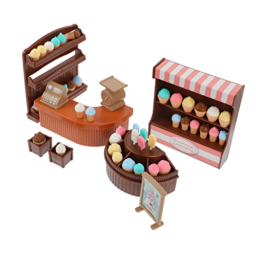 DECHOUS 1Satz Eiscreme Spielzeugset Teilig Dekoratives Zubehör Für Mini Häuser Für Kreative Rollenspiele Und Spielküchen DECHOUS 1Satz Eiscreme Spielzeugset Teilig Dekoratives Zubehör Für Mini Häuser Für Kreative Rollenspiele Und Spielküchen von DECHOUS