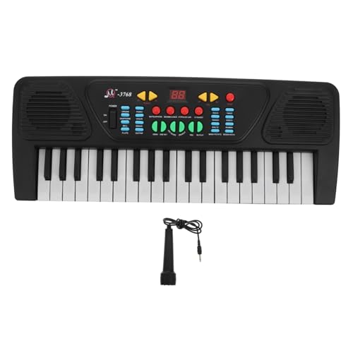 DECHOUS 1Satz Elektronisches Klavierspielzeug Für Kleinkinder Pädagogisches Musikspielzeug Mit Tasten Fördert Hand Augen Koordination Und Musikalität Schwarz DECHOUS 1Satz Elektronisches Klavierspielzeug Für Kleinkinder Pädagogisches Musikspielzeug Mit Tasten Fördert Hand Augen Koordination Und Musikalität Schwarz von DECHOUS