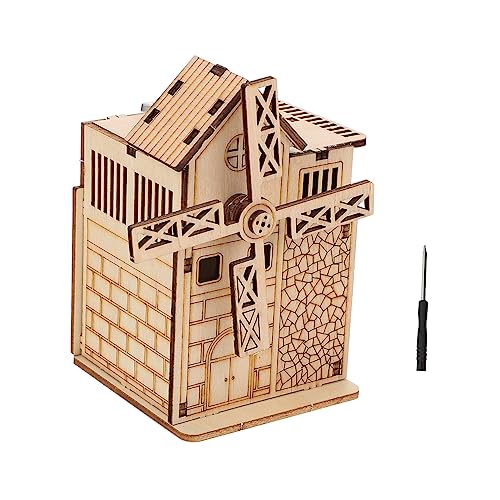 DECHOUS 1Satz Holzspielzeugset Mit Motor Puzzle Musikbox Für Kreatives Lernspielzeug Für Jungen Und Jahren Fördert Die Motorischen Fähigkeiten von DECHOUS