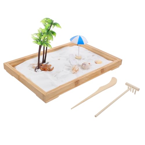 DECHOUS 1Satz Kreatives Sandkasten Miniaturlandschaft Spielset Mit Sandtray Für Drinnen Und Draußen Für Meditation DECHOUS 1Satz Kreatives Sandkasten Miniaturlandschaft Spielset Mit Sandtray Für Drinnen Und Draußen Für Meditation von DECHOUS