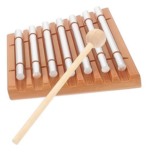 DECHOUS 1Satz Meditations Chime Tischchime Für Hochwertiges Percussion Instrument Mit Holzbasis Für Musikunterricht Yoga DECHOUS 1Satz Meditations Chime Tischchime Für Hochwertiges Percussion Instrument Mit Holzbasis Für Musikunterricht Yoga von DECHOUS