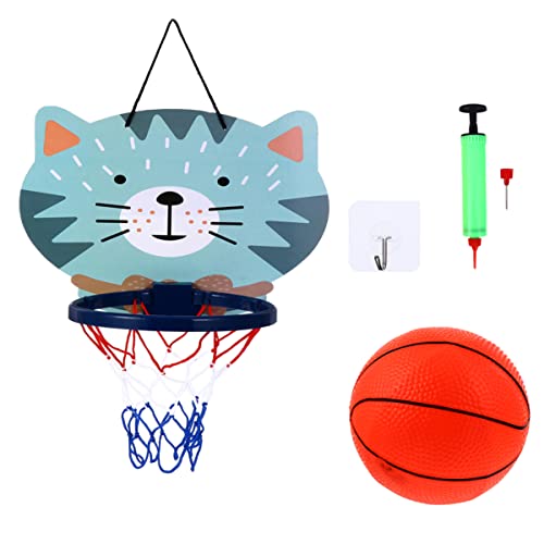DECHOUS 1Satz Mini Cartoon Indoor Basketball Schießrahmen Für Wandmontage Basketball Board Mit Zufälliger Farbe Für Spielspaß Und Bewegungsspielzeug von DECHOUS