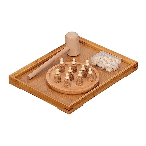 DECHOUS 1Satz Montessori Holzhammer Pädagogisches Klopfspielzeug Für Hand Augen Koordination Und Motorischen Fähigkeiten von DECHOUS