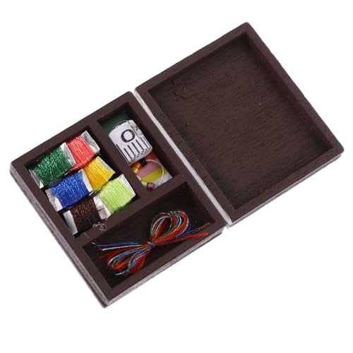 DECHOUS 1Satz Puppenhaus Nostalgisches Zubehör Für Tiny House Kleines Nähkästchen Für Kreative Spielwelten Deko Element Für Miniaturen DECHOUS 1Satz Puppenhaus Nostalgisches Zubehör Für Tiny House Kleines Nähkästchen Für Kreative Spielwelten Deko Element Für Miniaturen von DECHOUS