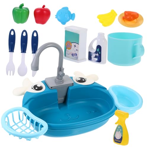 DECHOUS 1Satz Rollenspiel Waschbeckenspielzeug für Kleinkinder Küchenspielzeug mit Wasserkreislauf und Zubehör Sicheres und Langlebiges Kunststoffmaterial Fördert Kreatives DECHOUS 1Satz Rollenspiel Waschbeckenspielzeug für Kleinkinder Küchenspielzeug mit Wasserkreislauf und Zubehör Sicheres und Langlebiges Kunststoffmaterial Fördert Kreatives von DECHOUS