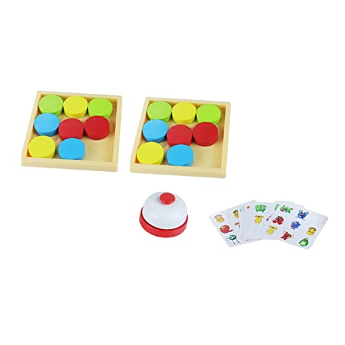 DECHOUS 1Satz Schiebe Für Pushing Table Game Aus Holz Frühkindliches Lernspiel Interaktives Eltern Pk Fördert Logisches Und Motorik von DECHOUS