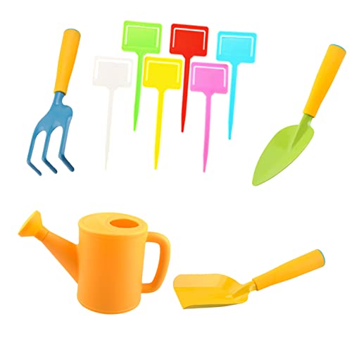 DECHOUS 1Satz Teiliges Gartenwerkzeug Mini Schaufeln Und Rechen Für Kleine Gießkanne Und Pflanzenetiketten Für Kreative Gartenarbeit Und Spielspaß Im Freien von DECHOUS
