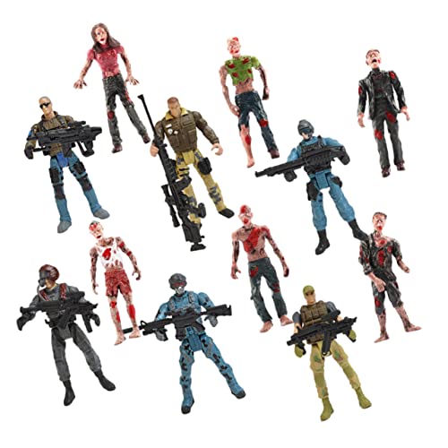 DECHOUS 1Satz Teiliges Militärsoldaten Spielset Mit Zombies Flexibles Action Figur Aus Soldaten Und Zombies Für Kreative Rollenspiele Und Simulationen DECHOUS 1Satz Teiliges Militärsoldaten Spielset Mit Zombies Flexibles Action Figur Aus Soldaten Und Zombies Für Kreative Rollenspiele Und Simulationen von DECHOUS