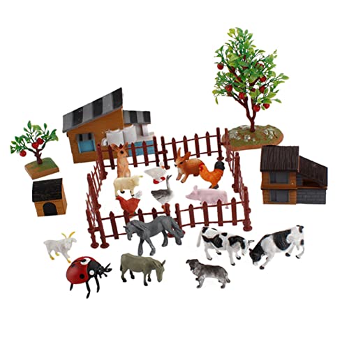 DECHOUS 1Satz Teiliges Mini Bauernhof Tier Figur Kreatives Mini Bauernhaus Modellspielzeug Mit Miniaturszene Accessoires Für Ab Jahren Für Tierliebhaber DECHOUS 1Satz Teiliges Mini Bauernhof Tier Figur Kreatives Mini Bauernhaus Modellspielzeug Mit Miniaturszene Accessoires Für Ab Jahren Für Tierliebhaber von DECHOUS