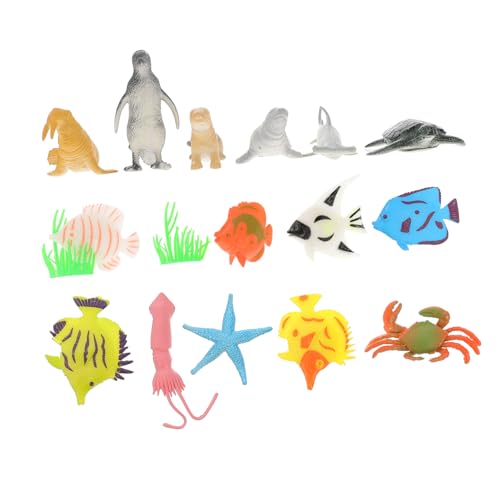 DECHOUS 1Satz Tiere Modelle Teiliges Aus Hochwertigem Für Kreative Und Lehrreiche Dekoration Für Vorschule Und Zuhause Realistische Meerestiere Figuren von DECHOUS