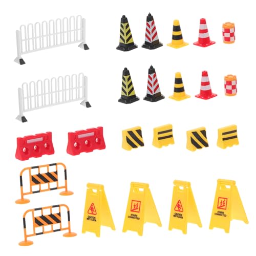 DECHOUS 1Satz Verkehrszeichen Teiliges Spielset Für Kreative Verkehrserziehung Fördert Problemlösungsfähigkeiten Und Verkehrssicherheit von DECHOUS