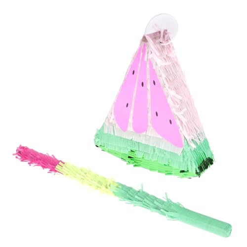 DECHOUS 1Satz Wassermelone Piñata Für Kindergeburtstag Und Sommerpartys Zum Befüllen Mit Süßigkeiten Partydekoration Für Fröhliche Feste von DECHOUS