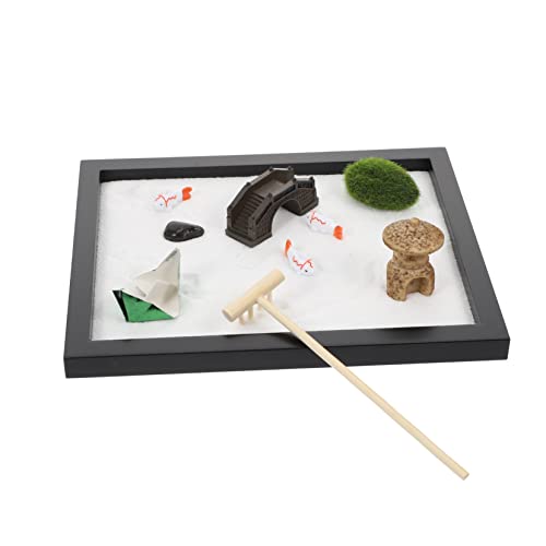 DECHOUS 1Satz Zen Stil Sandbox Tischdeko Resin Für Home Office Und Desktop Zur Verbesserung Der Meditation Und Stimmungsregulation Perfektes DECHOUS 1Satz Zen Stil Sandbox Tischdeko Resin Für Home Office Und Desktop Zur Verbesserung Der Meditation Und Stimmungsregulation Perfektes von DECHOUS