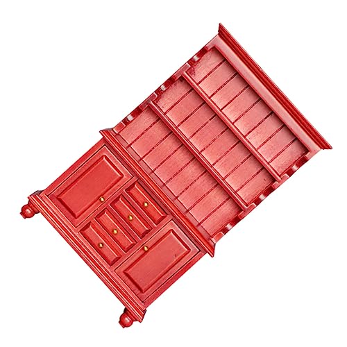 DECHOUS Mini-vertikal-bücherregal Puppenhausmöbel Mini-stadtdekor Robustes Jungen- Und Mädchenzimmer-Accessoire von DECHOUS