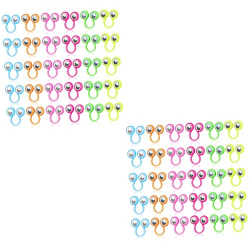 DECHOUS 2 Sätze Augen Ring Partygeschenke Für Fingerpuppen Plastik 30 Stück * 2 von DECHOUS