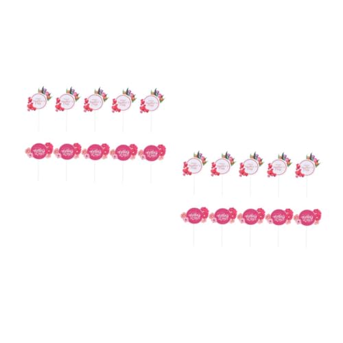 DECHOUS 2 Sätze Kucheneinsatz Kuchen Picks Muttertags-dessert-topper Hichzeitstortendeko Hochzeitstorten Dekoration Kuchen-einlegekarte Kuchen Plug-in Papier Rot 10 Stück * 2 DECHOUS 2 Sätze Kucheneinsatz Kuchen Picks Muttertags-dessert-topper Hichzeitstortendeko Hochzeitstorten Dekoration Kuchen-einlegekarte Kuchen Plug-in Papier Rot 10 Stück * 2 von DECHOUS