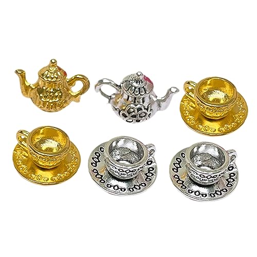 DECHOUS 2 Sätze Mini- -kaffeemaschine-Set Mini-tassen Mini-teetassen Puppenhaus Miniaturen Puppenhaus Zubehör Mini Miniaturutensilien Küche Rollenspiel Teezubehör Metall DECHOUS 2 Sätze Mini- -kaffeemaschine-Set Mini-tassen Mini-teetassen Puppenhaus Miniaturen Puppenhaus Zubehör Mini Miniaturutensilien Küche Rollenspiel Teezubehör Metall von DECHOUS