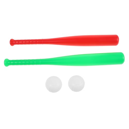 DECHOUS 2 Sätze Outdoor Baseball für Teiliges Leichtes Trainingsspielzeug aus Robustem Kunststoff Weiche Oberfläche für Sicheren Spielspaß im Garten Strand Familienaktivitäten von DECHOUS