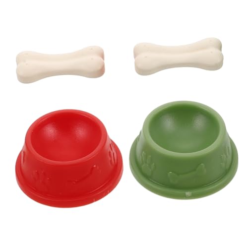 DECHOUS 2 Sätze Simulierter Hundetopf Puppenhaus Schüssel Miniatur-hundeschale Tiny Dollhouse Hundeteller Pet Bowl - Für Winzige Figuren Minifiguren Mini-Hunde Plastik DECHOUS 2 Sätze Simulierter Hundetopf Puppenhaus Schüssel Miniatur-hundeschale Tiny Dollhouse Hundeteller Pet Bowl - Für Winzige Figuren Minifiguren Mini-Hunde Plastik von DECHOUS