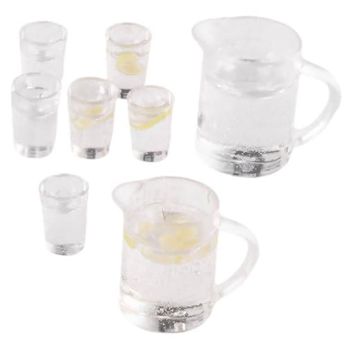 DECHOUS 2 Sets Mini Limonadenbecher Puppenhaus Wasserbecher Flaschen Flachmann Puppenhaus Wasserkrüge Miniatur Küchenzubehör Puppenhaus Wasserkessel Spielzeughaus Miniatur Wasser DECHOUS 2 Sets Mini Limonadenbecher Puppenhaus Wasserbecher Flaschen Flachmann Puppenhaus Wasserkrüge Miniatur Küchenzubehör Puppenhaus Wasserkessel Spielzeughaus Miniatur Wasser von DECHOUS