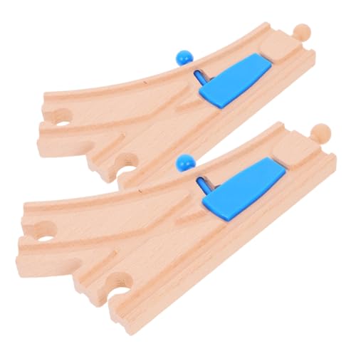 DECHOUS 2 Stück Blaue Spur Bahngleise gebogen Zug verfolgen für holzspielzeug Kreatives interaktives Zugstrecke n Spur Gleiszubehör aus Holz Plastik DECHOUS 2 Stück Blaue Spur Bahngleise gebogen Zug verfolgen für holzspielzeug Kreatives interaktives Zugstrecke n Spur Gleiszubehör aus Holz Plastik von DECHOUS