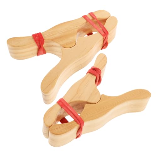 DECHOUS 2 Stück Clip aus Massivholz holzklammern bastelklammern Spielzelt Zubehör Stabile Clips Spielhaus Zubehör Fort Spielset aus Holz Wäscheklammern aus Holz hölzern Khaki von DECHOUS
