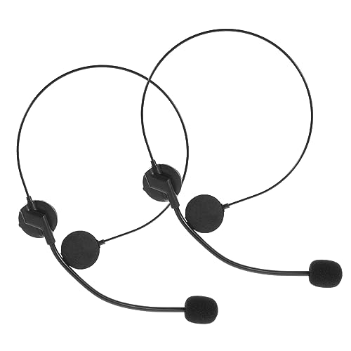DECHOUS 2 Stück Gefälschte Kopfhörer-Requisiten Spielzeugmikrofon Indoor- Starkostüm Für -sänger-Star-kopfhörer Kinderbedarf Kindermikrofon Plastik Black DECHOUS 2 Stück Gefälschte Kopfhörer-Requisiten Spielzeugmikrofon Indoor- Starkostüm Für -sänger-Star-kopfhörer Kinderbedarf Kindermikrofon Plastik Black von DECHOUS