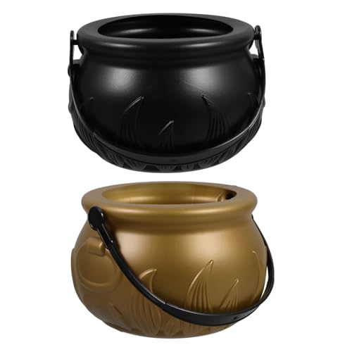 DECHOUS 2 Stück Halloween-Stil, Kleine Süßigkeitenkörbe, Halloween- -Eimer, Flammeneimer, Leerer Korb, Halloween- -flammeneimer DECHOUS 2 Stück Halloween-Stil, Kleine Süßigkeitenkörbe, Halloween- -Eimer, Flammeneimer, Leerer Korb, Halloween- -flammeneimer von DECHOUS