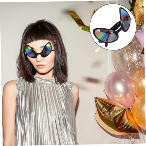 DECHOUS 2 Stück Lustige Sonnenbrillen Halloween Kostümbrille mit HD Gläsern Bequemes Partyaccessoire Witzige Space Brille für Frauen und Männer Cosplay DECHOUS 2 Stück Lustige Sonnenbrillen Halloween Kostümbrille mit HD Gläsern Bequemes Partyaccessoire Witzige Space Brille für Frauen und Männer Cosplay von DECHOUS