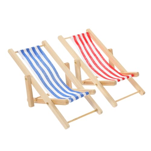 DECHOUS 2 Stück Mini Holzklappstuhl Strandliegestuhl Puppenhaus Möbel Teiliges Faltbarer Mini für Puppenhaus Dekoration Leichtes Miniatur Freizeitstuhl für Bastler Zufällige Farbe DECHOUS 2 Stück Mini Holzklappstuhl Strandliegestuhl Puppenhaus Möbel Teiliges Faltbarer Mini für Puppenhaus Dekoration Leichtes Miniatur Freizeitstuhl für Bastler Zufällige Farbe von DECHOUS