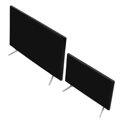 DECHOUS 2 Stück Mini-tv Puppenhausartikel Miniaturhausmöbel Mini-Fernseher Puppenhausfernseher Miniaturspielzeug Für Puppenhaus Miniatur-puppenhauszubehör Puppenhausmöbel Black Plastik DECHOUS 2 Stück Mini-tv Puppenhausartikel Miniaturhausmöbel Mini-Fernseher Puppenhausfernseher Miniaturspielzeug Für Puppenhaus Miniatur-puppenhauszubehör Puppenhausmöbel Black Plastik von DECHOUS