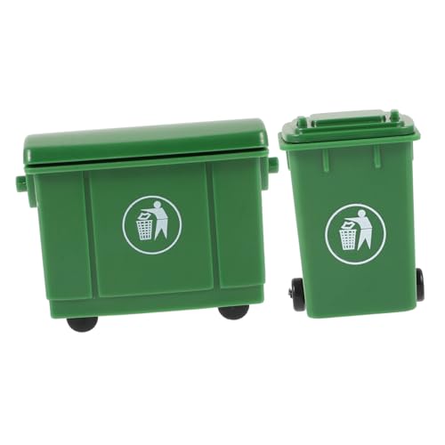DECHOUS 2 Stück Puppenhaus-mülleimer Behälter Kleiner Mülleimer Mit Deckel Mülltonne Mini Herstellung Puppenhausmöbel Kleine Tonne Mülleimer-Modell Sandtisch Mülleimer Green Plastik DECHOUS 2 Stück Puppenhaus-mülleimer Behälter Kleiner Mülleimer Mit Deckel Mülltonne Mini Herstellung Puppenhausmöbel Kleine Tonne Mülleimer-Modell Sandtisch Mülleimer Green Plastik von DECHOUS