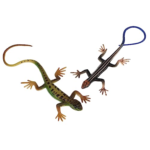 DECHOUS 2 Stück Realistische Eidechsen Figuren aus Kunststoff Robuste Simulation Modelle für Frühe Bildung Kindgerechte Tiernachbildung in Grün und Blau Lernspielzeug DECHOUS 2 Stück Realistische Eidechsen Figuren aus Kunststoff Robuste Simulation Modelle für Frühe Bildung Kindgerechte Tiernachbildung in Grün und Blau Lernspielzeug von DECHOUS
