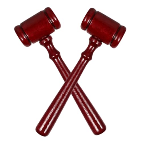 DECHOUS 2 Stück Richterhammer Urteil Cosplay Hammer Anwaltshammer Kind Auktionshammer Richter Hammer Halloween Richter Kostümzubehör Von Klein Stütze Gerechtigkeit Und Party Hölzern DECHOUS 2 Stück Richterhammer Urteil Cosplay Hammer Anwaltshammer Kind Auktionshammer Richter Hammer Halloween Richter Kostümzubehör Von Klein Stütze Gerechtigkeit Und Party Hölzern von DECHOUS
