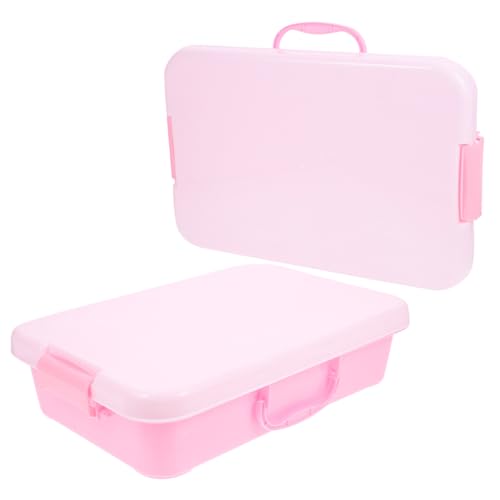 DECHOUS 2 Stück Sandtisch-Aufbewahrungsbox Deckel Sandkasten Tablett für Kleinkinder groß Babys Lagerung Tragbare Sandschale Handheld-Sandbox Aktivitäten Sandbox Abs Rosa DECHOUS 2 Stück Sandtisch-Aufbewahrungsbox Deckel Sandkasten Tablett für Kleinkinder groß Babys Lagerung Tragbare Sandschale Handheld-Sandbox Aktivitäten Sandbox Abs Rosa von DECHOUS