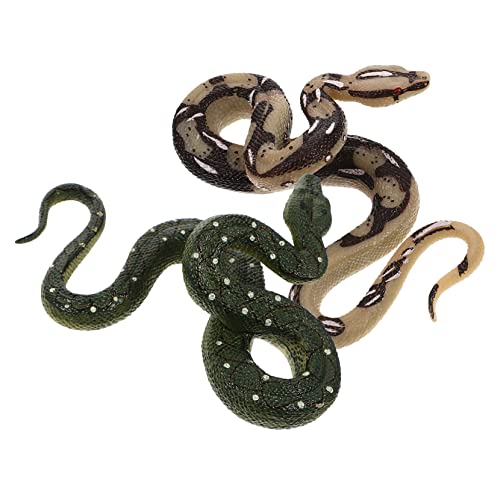 DECHOUS 2 Stück Simulation von Tierfiguren für kinderspielzeug kniffliges Schlangenspielzeug falsche Schlange Simulationsschlangenfiguren Simulation Einer Schlangenfigur DECHOUS 2 Stück Simulation von Tierfiguren für kinderspielzeug kniffliges Schlangenspielzeug falsche Schlange Simulationsschlangenfiguren Simulation Einer Schlangenfigur von DECHOUS