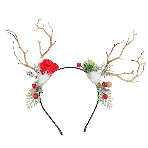 DECHOUS 2 Stück Teiliges Weihnachts Haarreif Rentiergeweih Stirnband Festlich Kreativ für Erwachsene und Komfortabel und Auffällig für Weihnachtsfeier und Familienfotos DECHOUS 2 Stück Teiliges Weihnachts Haarreif Rentiergeweih Stirnband Festlich Kreativ für Erwachsene und Komfortabel und Auffällig für Weihnachtsfeier und Familienfotos von DECHOUS