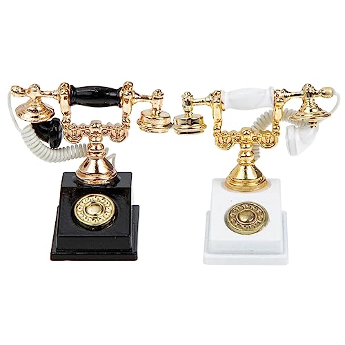 DECHOUS 2 Stück Telefonmodelle Mini Zubehör Weiß Retro Dekoration Weihnachten weinachtsdeko House Decoration Weihnachten Dekoration Telefon Figur Puppenhausverzierungen Metall DECHOUS 2 Stück Telefonmodelle Mini Zubehör Weiß Retro Dekoration Weihnachten weinachtsdeko House Decoration Weihnachten Dekoration Telefon Figur Puppenhausverzierungen Metall von DECHOUS
