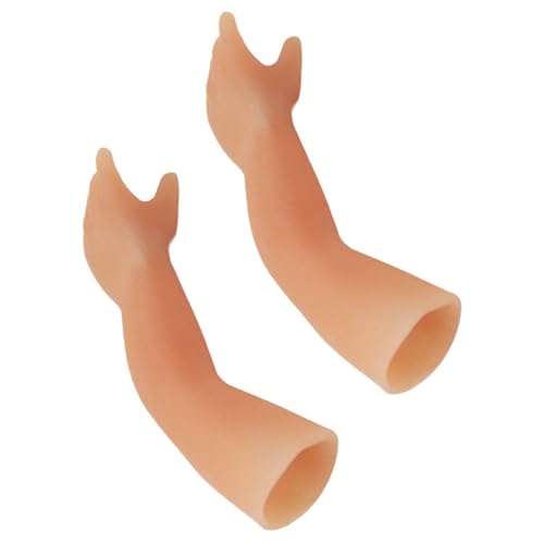 DECHOUS 2 Stück Winzige Handtrick-Requisiten Halloween-partygeschenk Halloween Kleine Hand Halloween-bühnenrequisite Hand Für Halloween-Requisite Winzige Handstütze Partytrick Kieselgel von DECHOUS