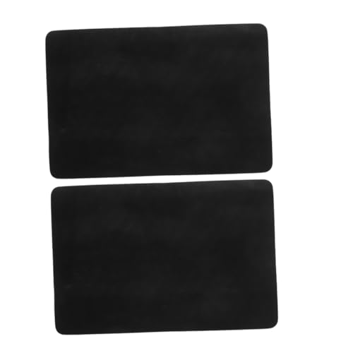 DECHOUS 2 Stück Zauberkartenmatte Party zubehör zaubermatte zaubertricks Spielmatte Spieltischmatte Gimmick-Requisiten Pokertischmatte Brettspiel-Tischmatte Karte Tischmatte Stoff Black von DECHOUS